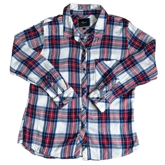 Rails Women’s Flannel Button Down Shirt. Size Large - Picture 5 of 6